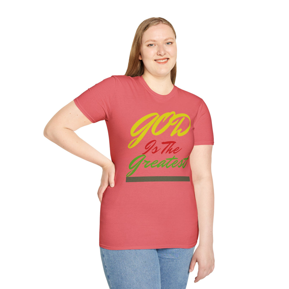 God Is The Greatest T-Shirt — Inspirational Christian Faith Tee