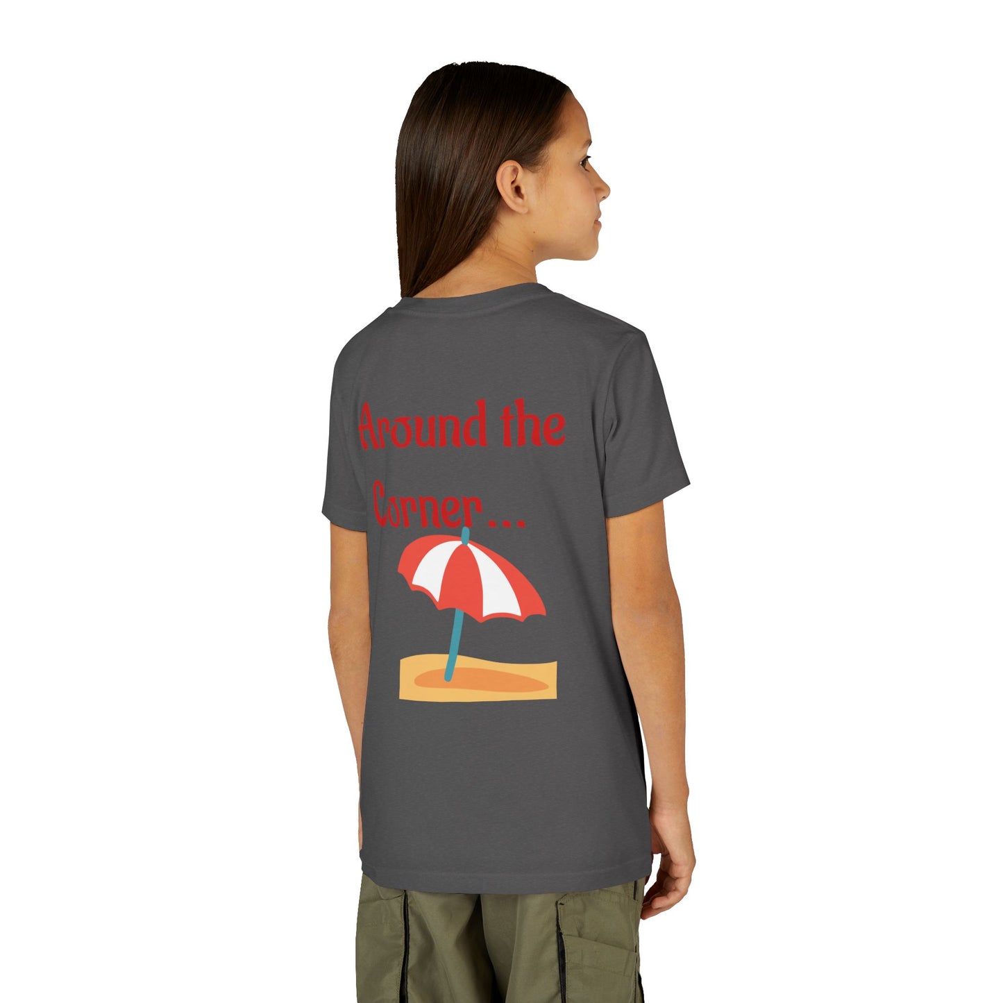 Youth Summer Vibe Tee, Kids Beach Tee