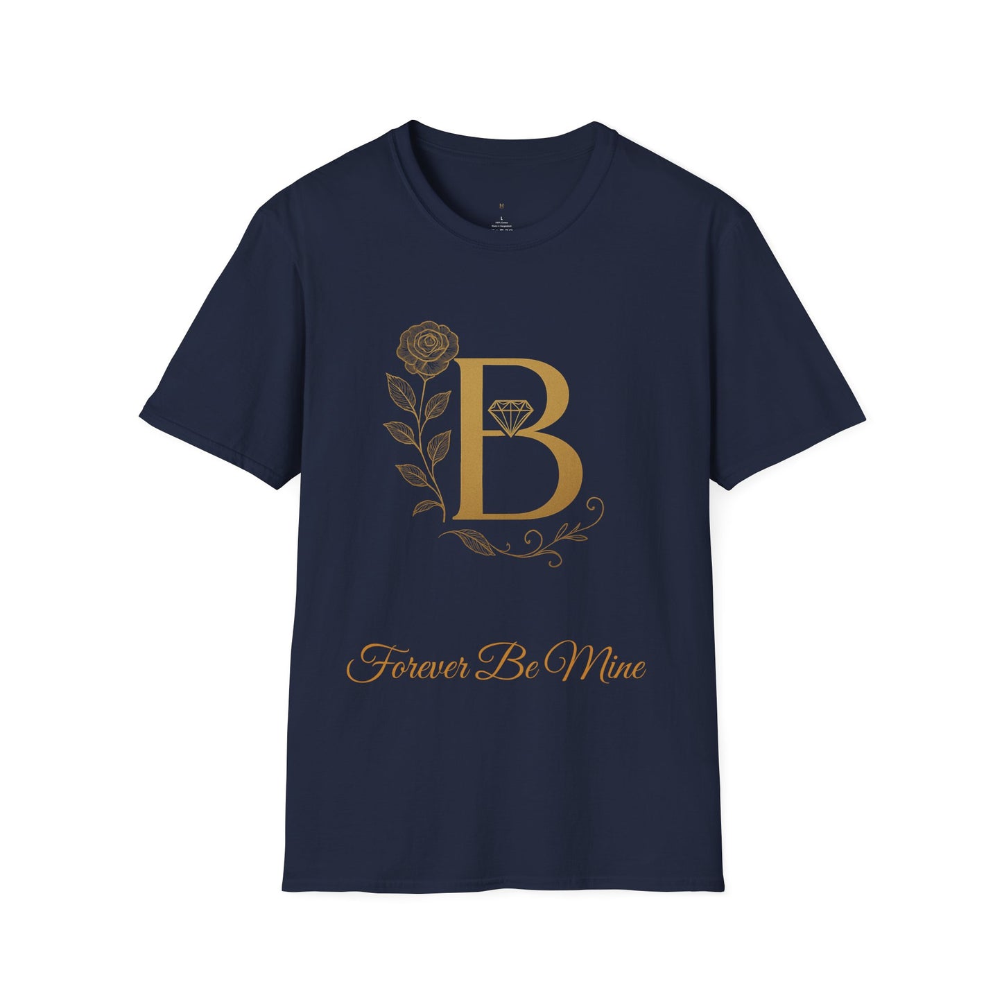 Personalized Floral Monogram T-Shirt, Forever Be Mine Shirt