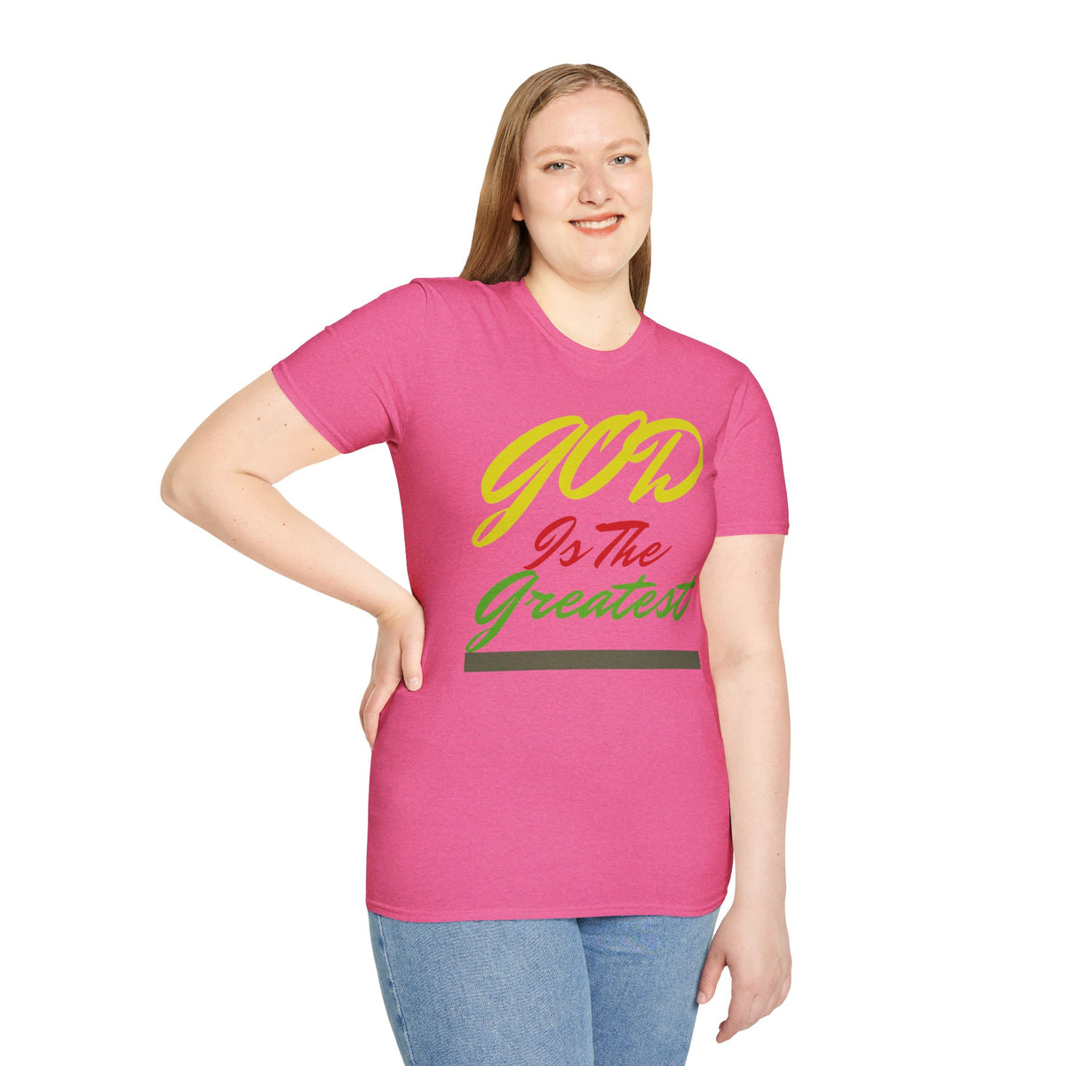 God Is The Greatest T-Shirt — Inspirational Christian Faith Tee