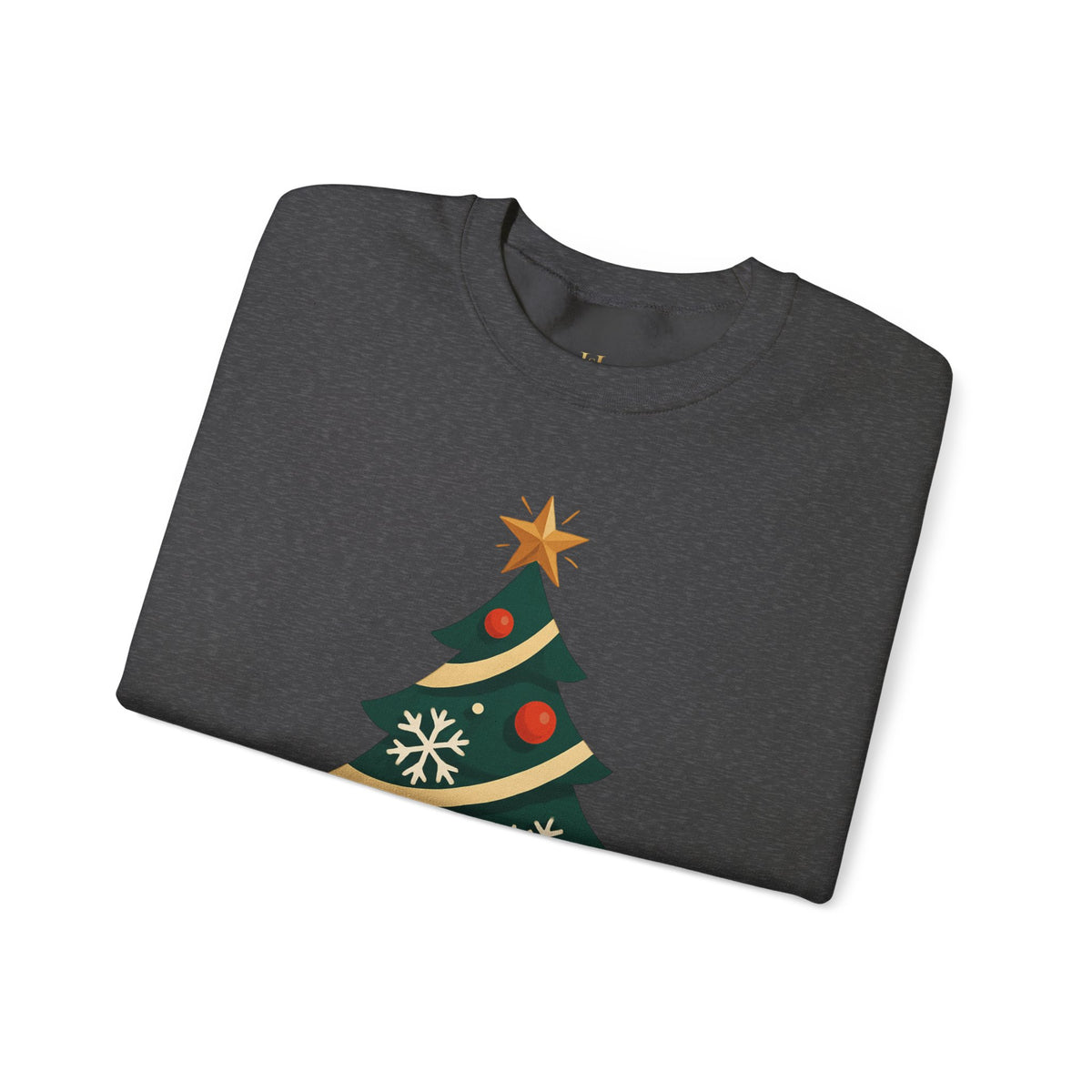 Christmas Tree Crewneck Sweatshirt – "Merry & Bright" Holiday Sweatshirt