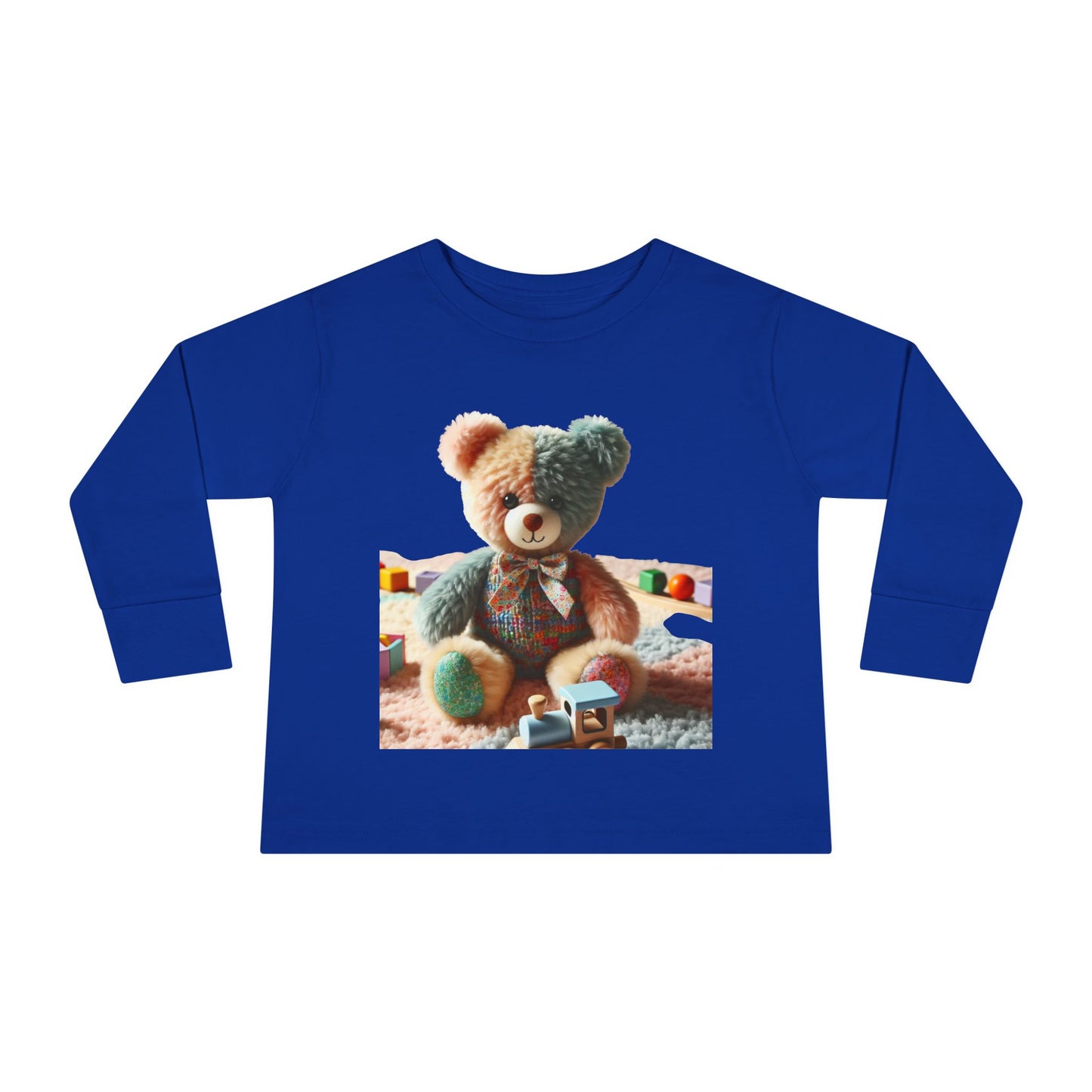 Toddler Long Sleeve Tee with Adorable Bear Design, Cute Kids Shirt, Gift for Toddlers, Birthday Outfit, Baby Shower Gift