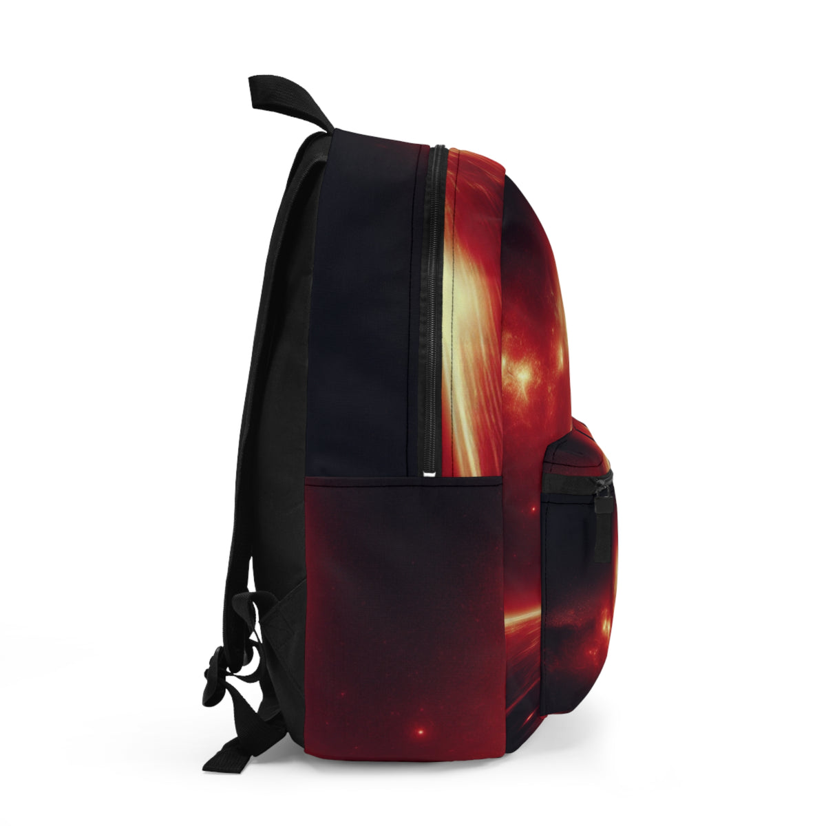Rocket Launch Backpack — Space Shuttle Red Nebula School Bag