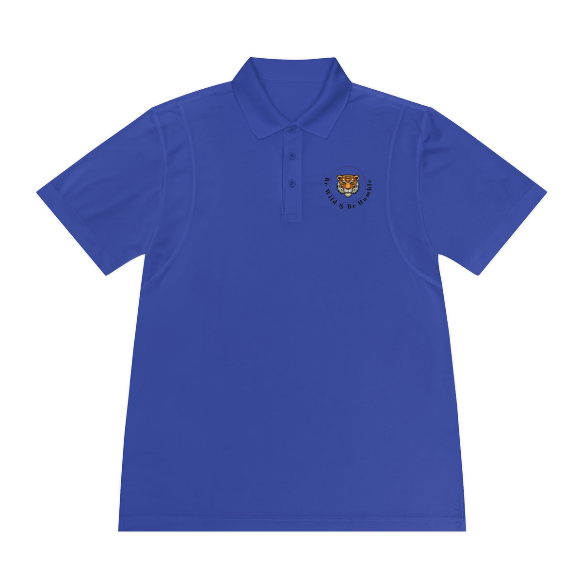 Men's Tiger Crest Polo Shirt — Athletic Golf & Casual Sport Polo