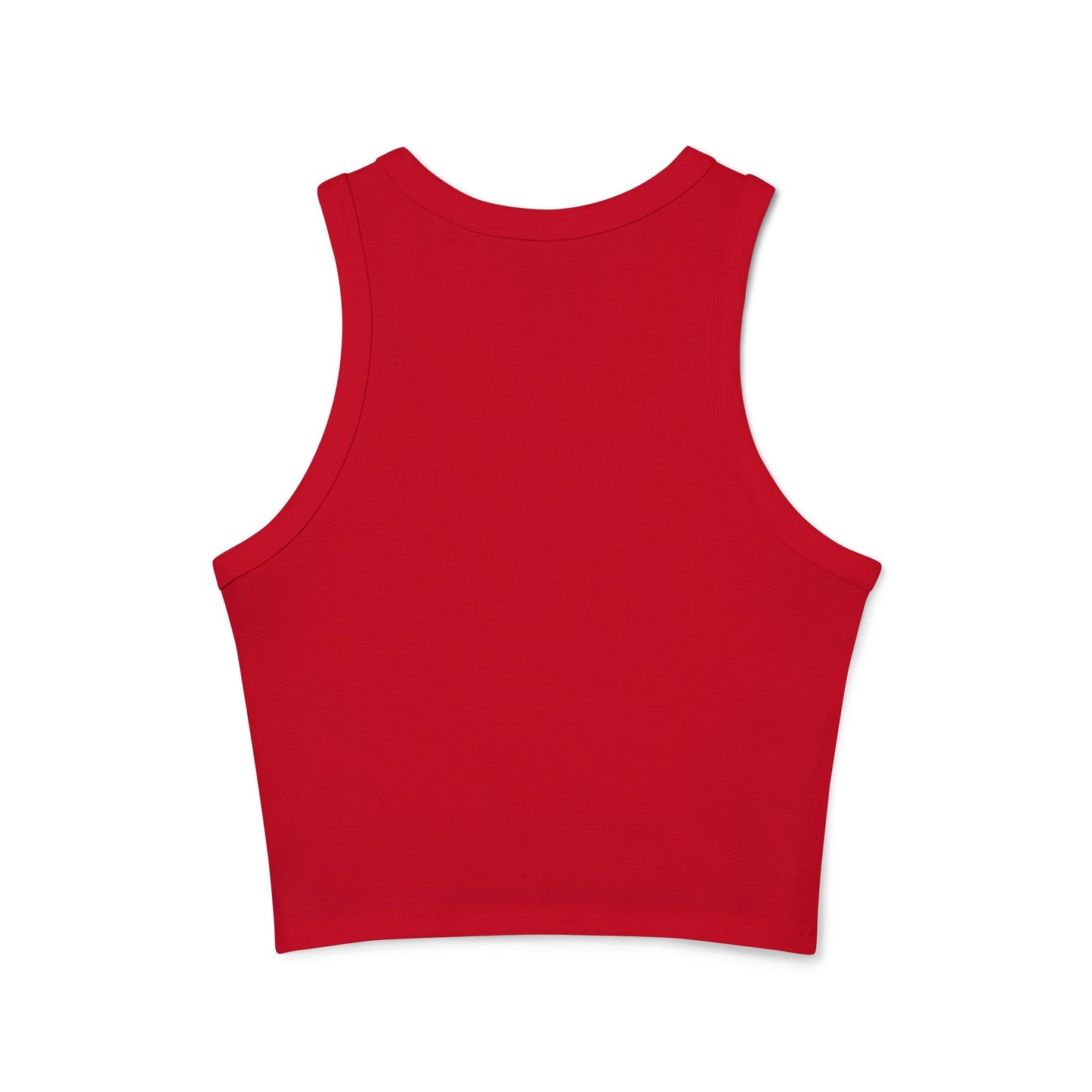 Chic Racer Tank Top with Fun Lip Design