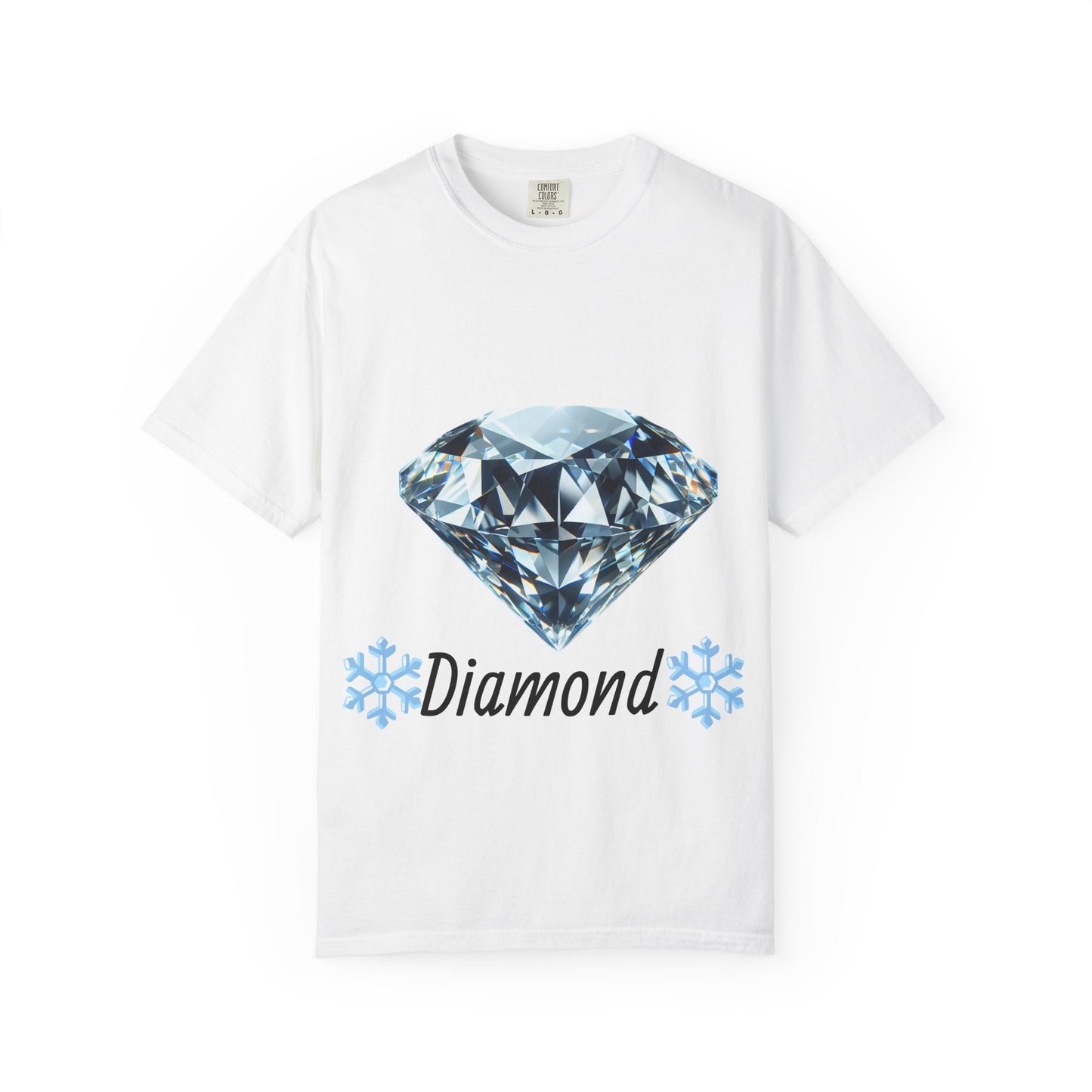 Sparkling Diamond Unisex T-Shirt, Trendy Graphic Tee for Casual Wear, Gift for Birthdays, Parties, Holidays, Fashionable Everyday Style