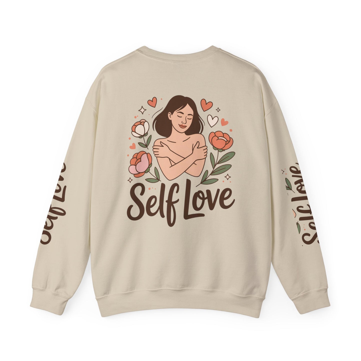 Self Love Crewneck Sweatshirt - Choose Joy & Embrace Yourself