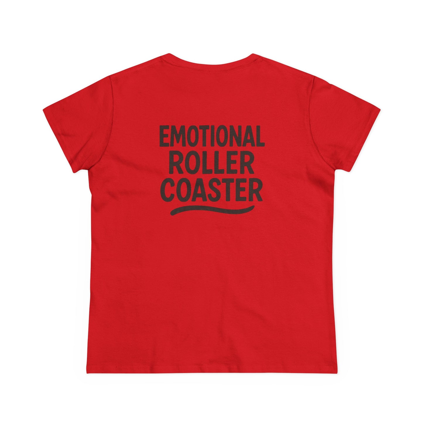 Mood Swings / Emotional Roller Coaster Women's Tee — Funny Mental Health Graphic T-Shirt