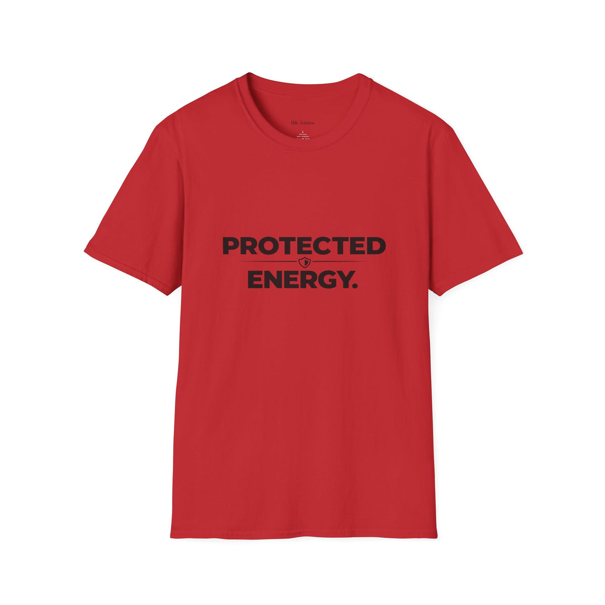 Protected Energy T‑Shirt — Minimalist Spiritual Graphic Tee