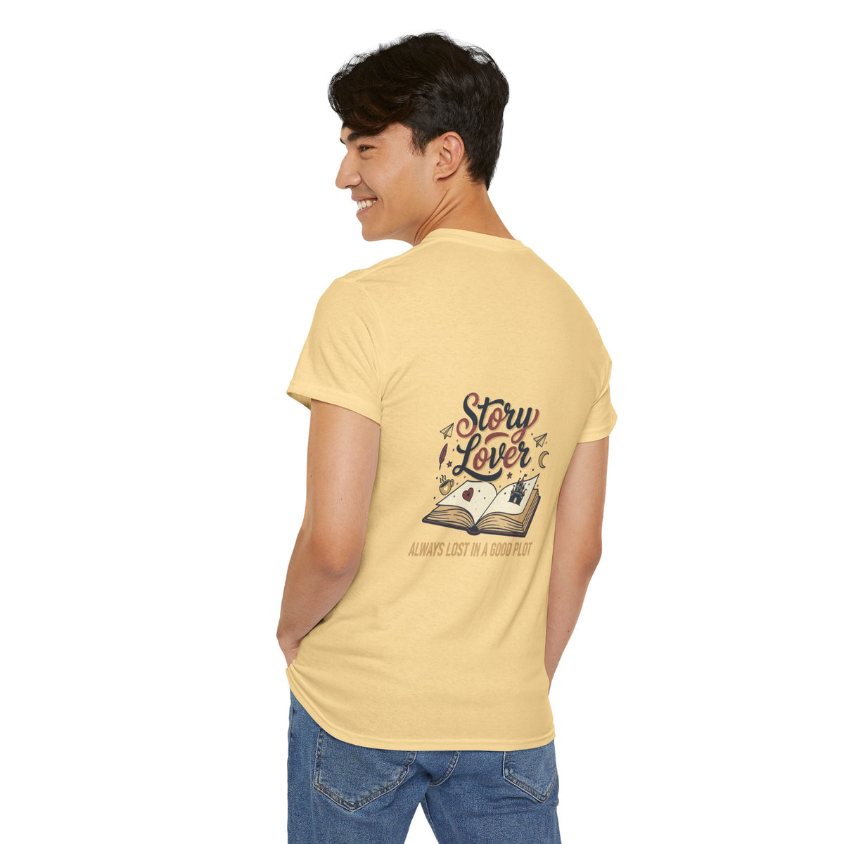 Love Story T-Shirt — 'Love Story' Floral Heart Romance Tee