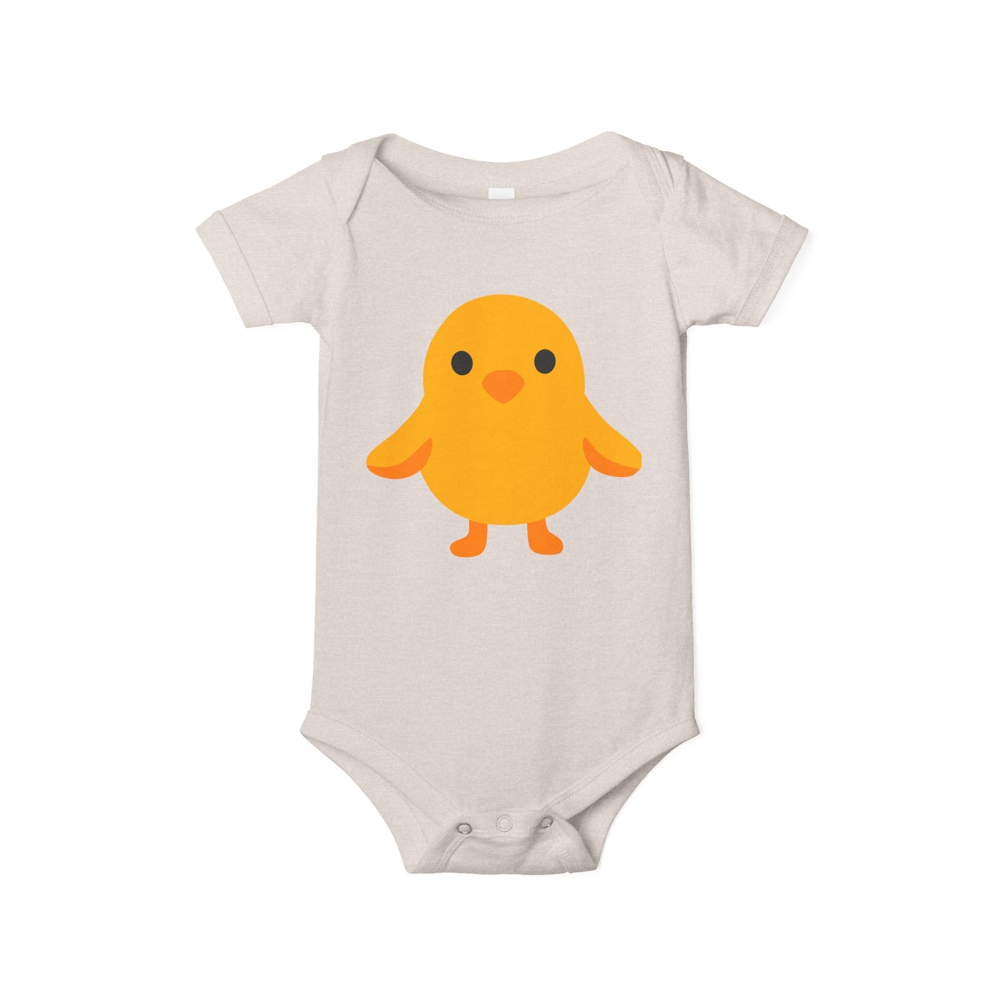 Adorable Baby Bodysuit with Cute Chick Design, Infant Onesie