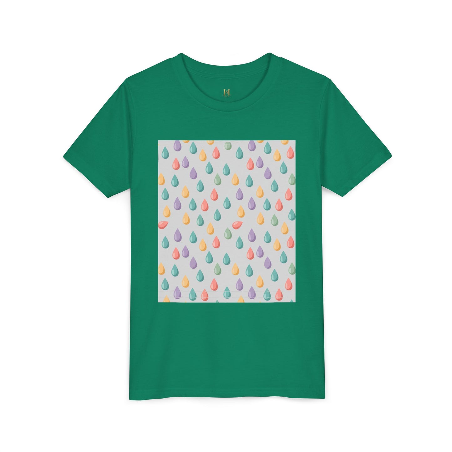 Colorful Water Droplet Youth Tee