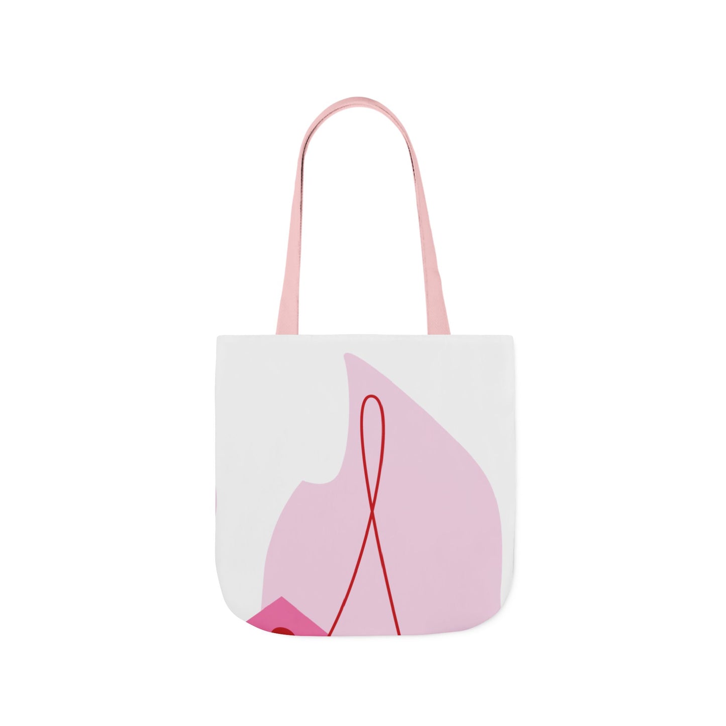 Chic Pink Canvas Tote Bag, Stylish Shopper, Eco-Friendly Gift, Beach Bag, Cute Grocery Bag, Artisan Handbag, Fashion Accessory