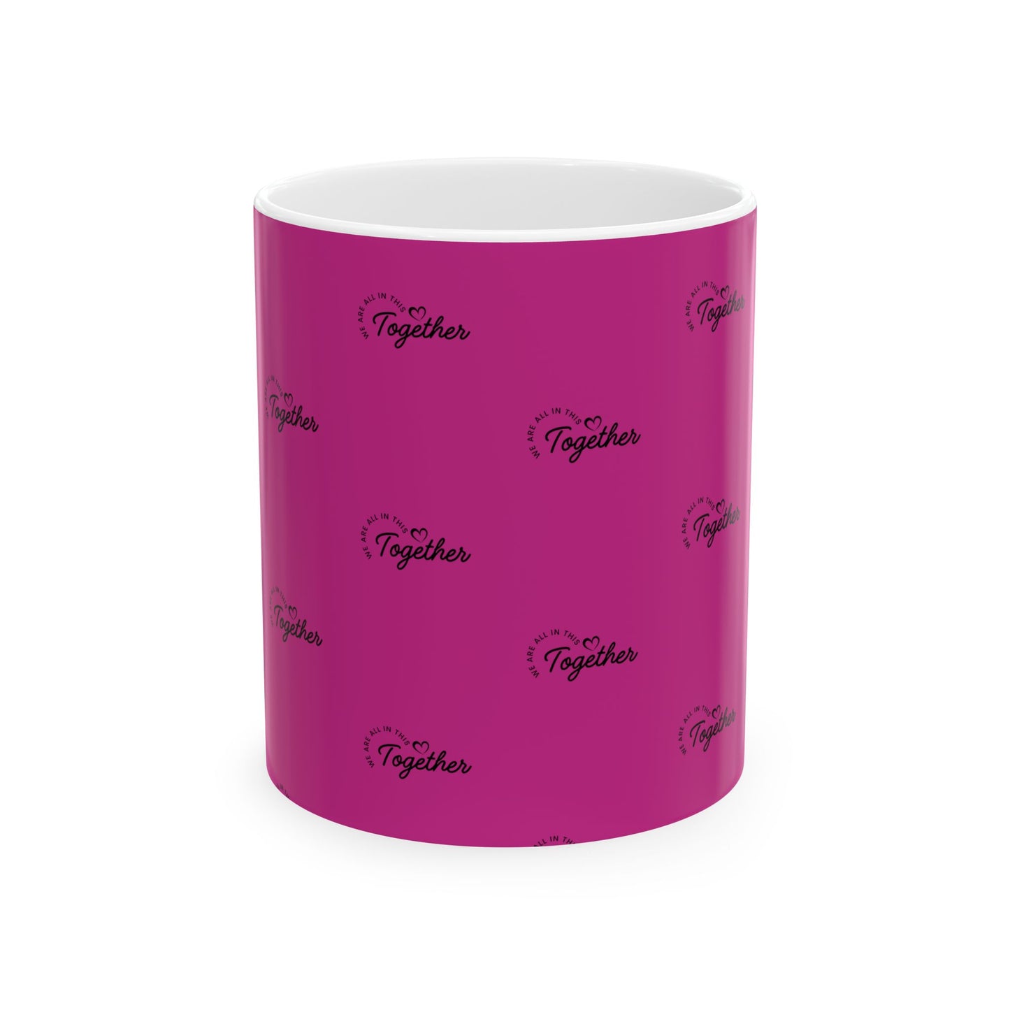 Pink 'Stronger Together' Ceramic Mug (11oz & 15oz)