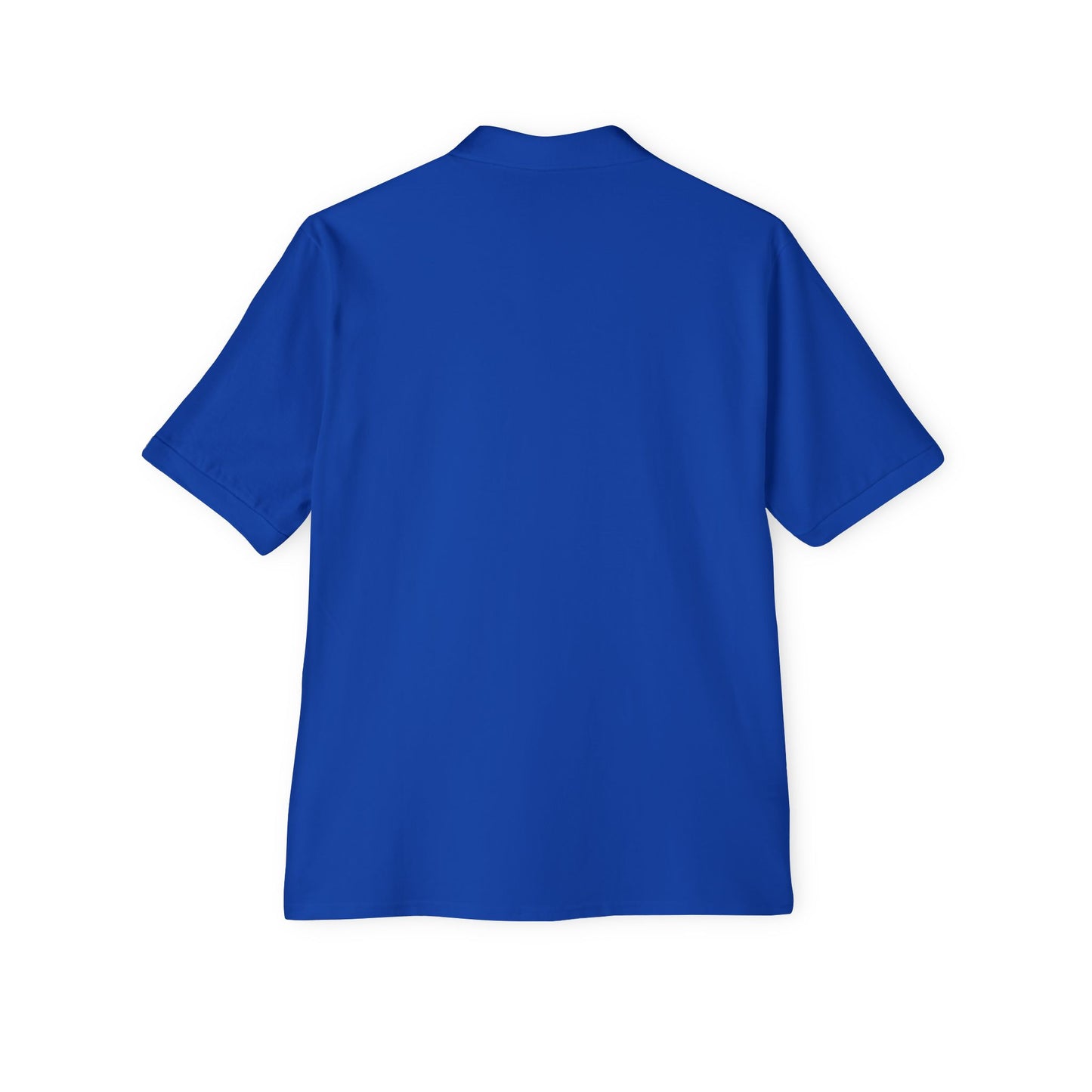 Men's Piqué Polo with Equestrian Design - Stylish Golf Shirt