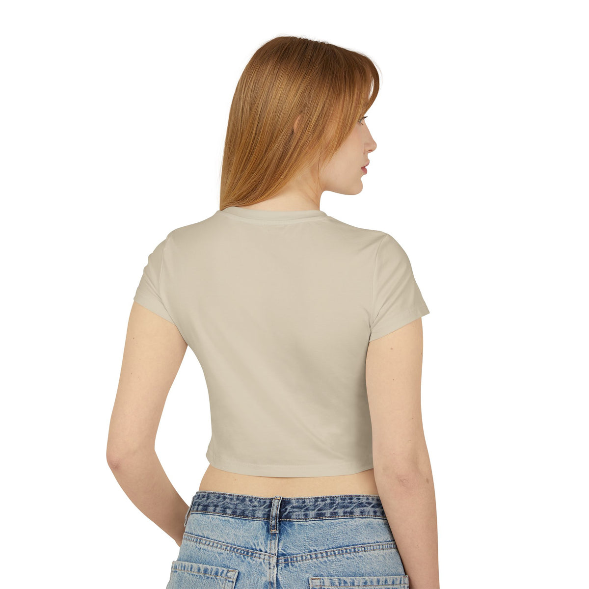 Pretty Girls Outside Crop Tee — Women's Graphic Baby T-Shirt