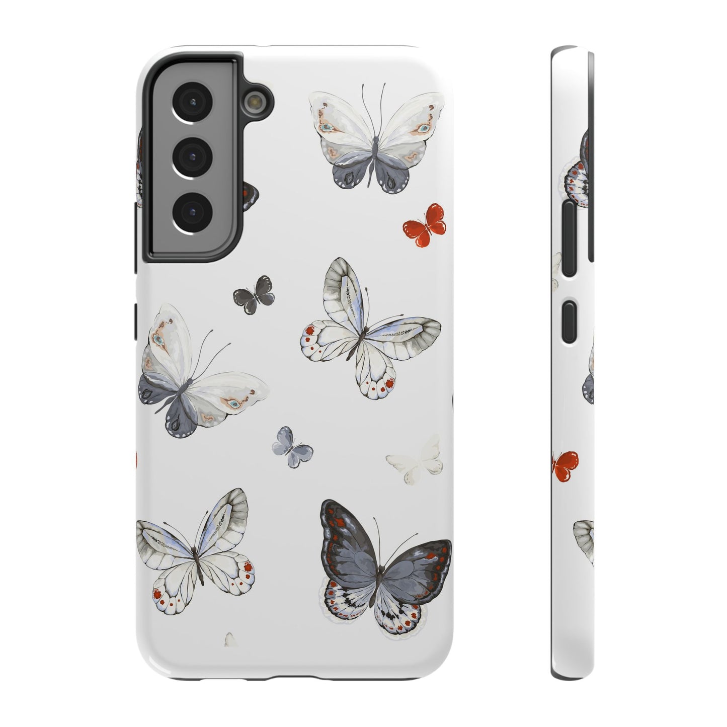 Butterfly Impact-Resistant Phone Case, Elegant Phone Cover, Gifts for Her, Nature Lovers, Eco-friendly Design, Cute Butterfly Case