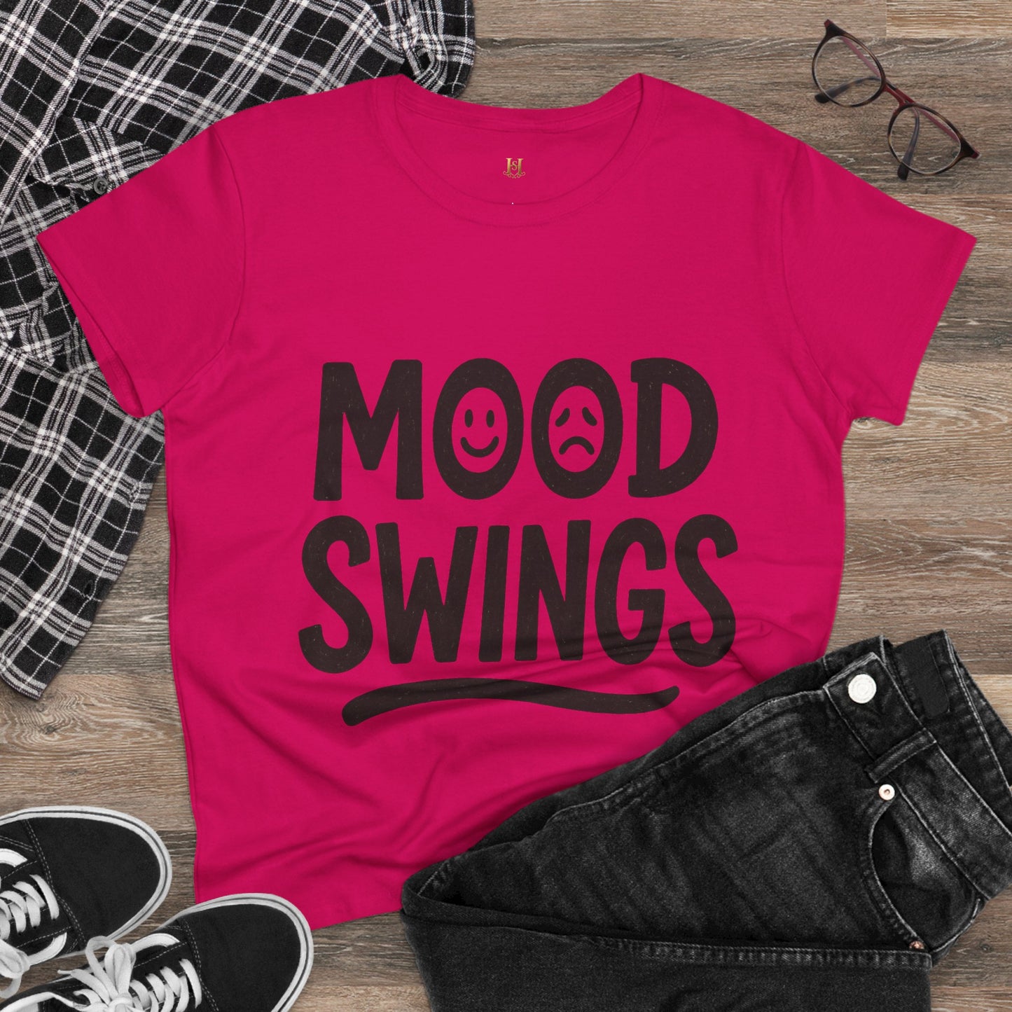 Mood Swings / Emotional Roller Coaster Women's Tee — Funny Mental Health Graphic T-Shirt