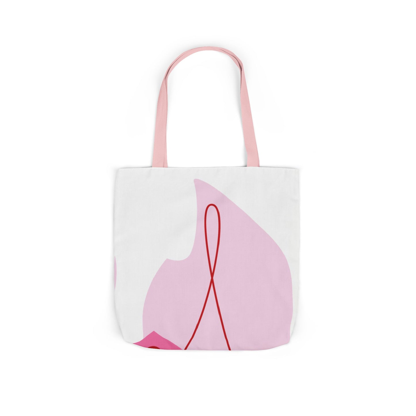 Chic Pink Canvas Tote Bag, Stylish Shopper, Eco-Friendly Gift, Beach Bag, Cute Grocery Bag, Artisan Handbag, Fashion Accessory