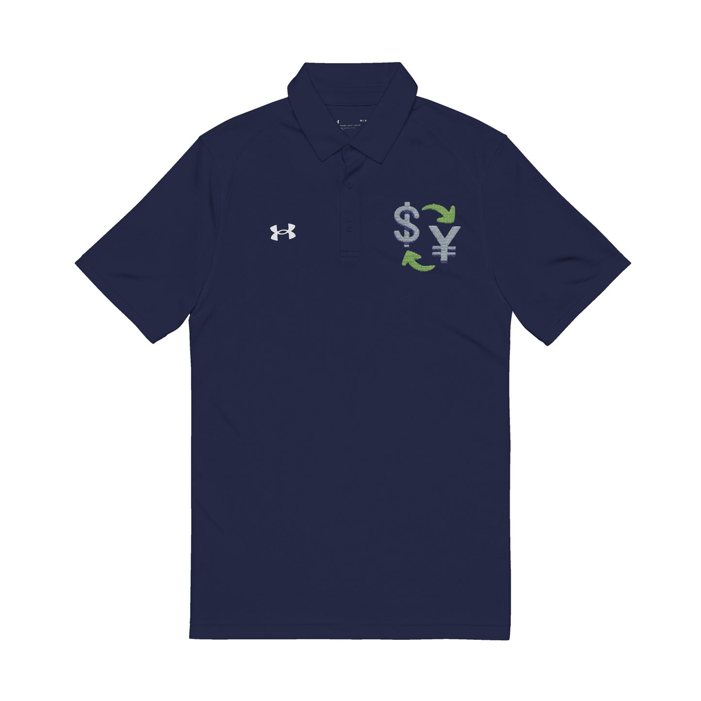 Stylish Men's Polo Shirt -  Recycle Embroidery