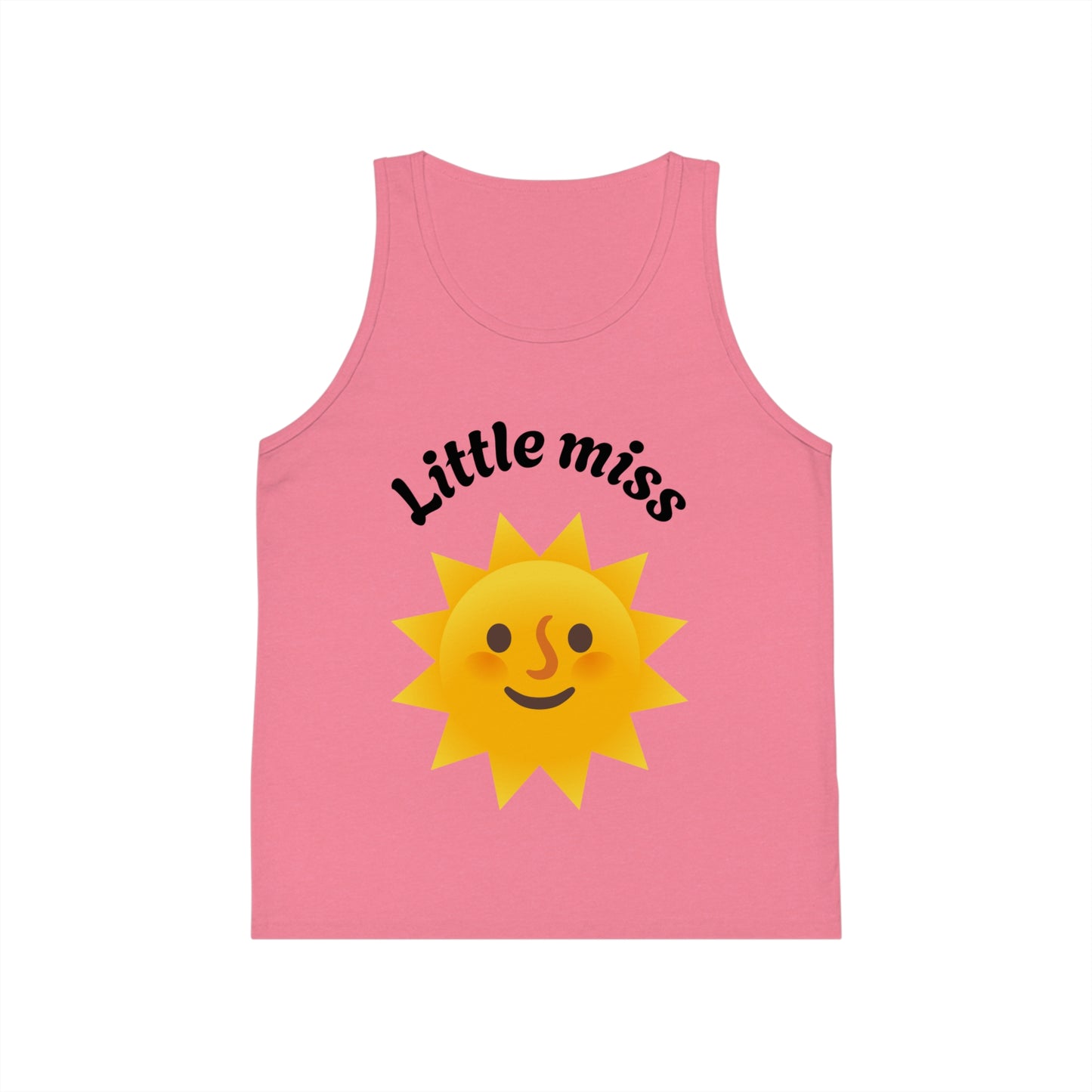 Sunny Days Kid's Jersey Tank Top, Little Miss Sunshine Graphic