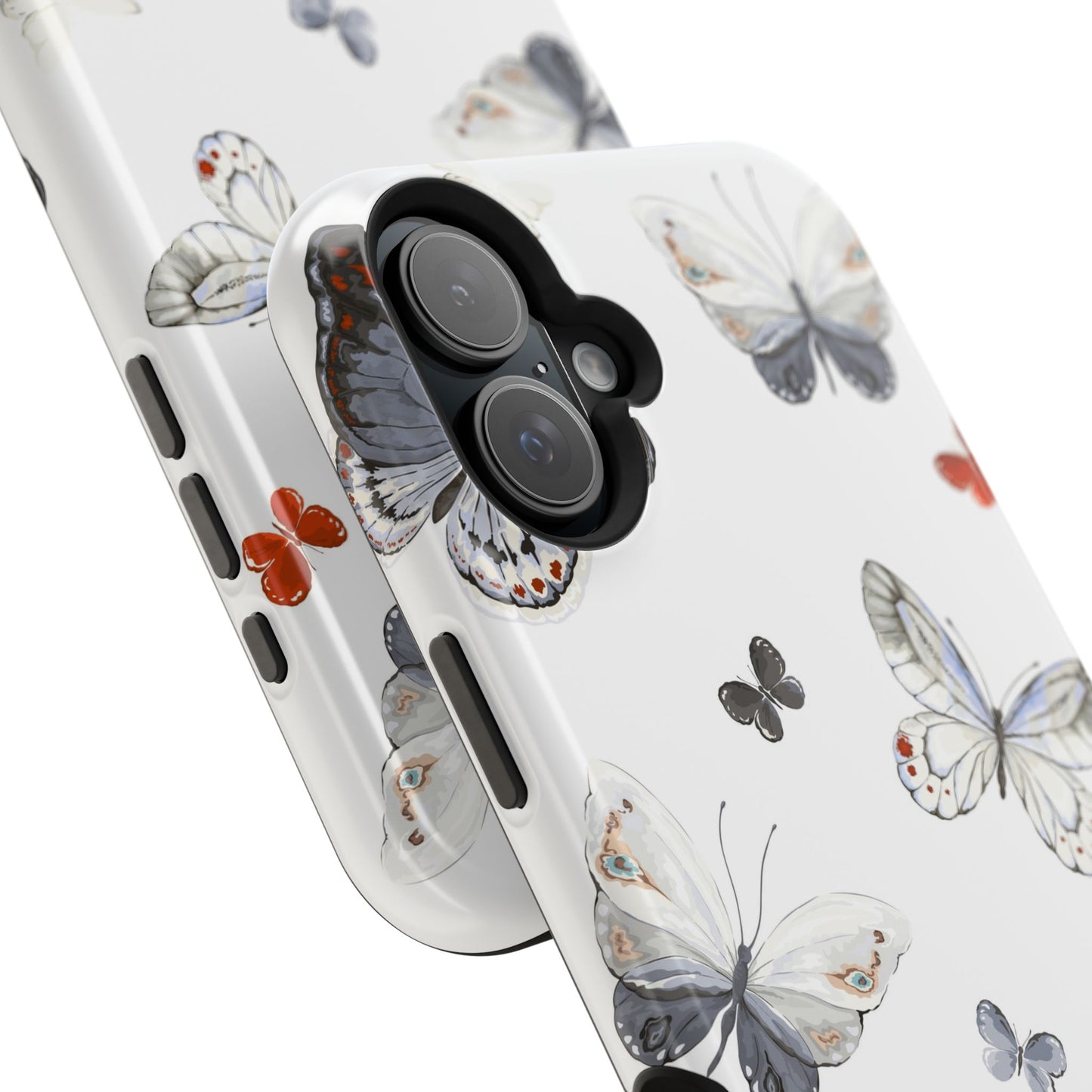 Butterfly Impact-Resistant Phone Case, Elegant Phone Cover, Gifts for Her, Nature Lovers, Eco-friendly Design, Cute Butterfly Case