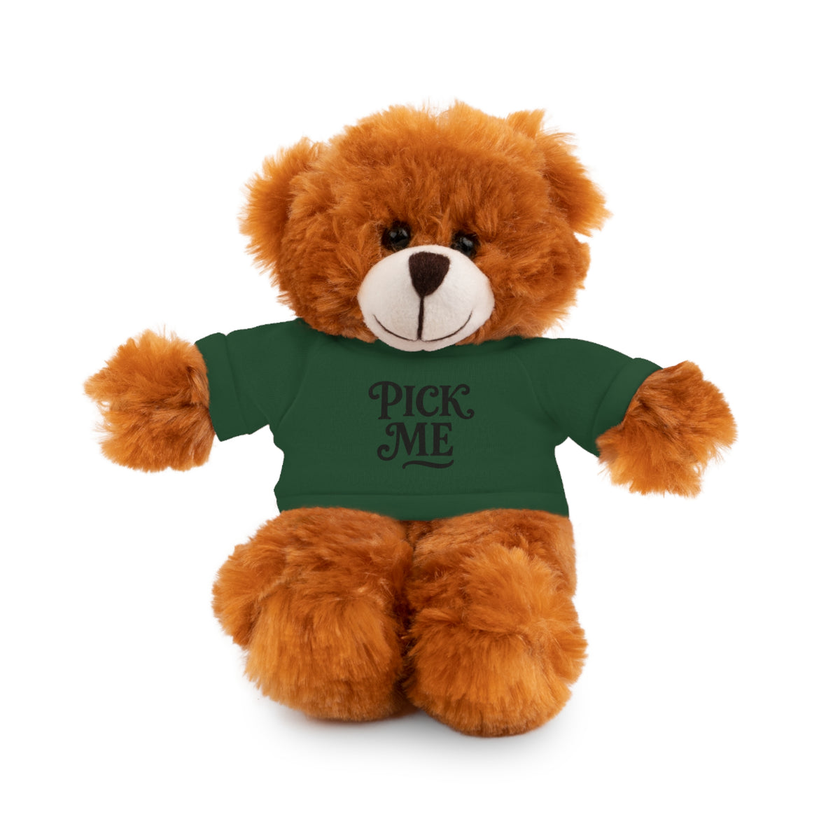 Pick Me Plush Bear with Tee — Cute Stuffed Animal Gift