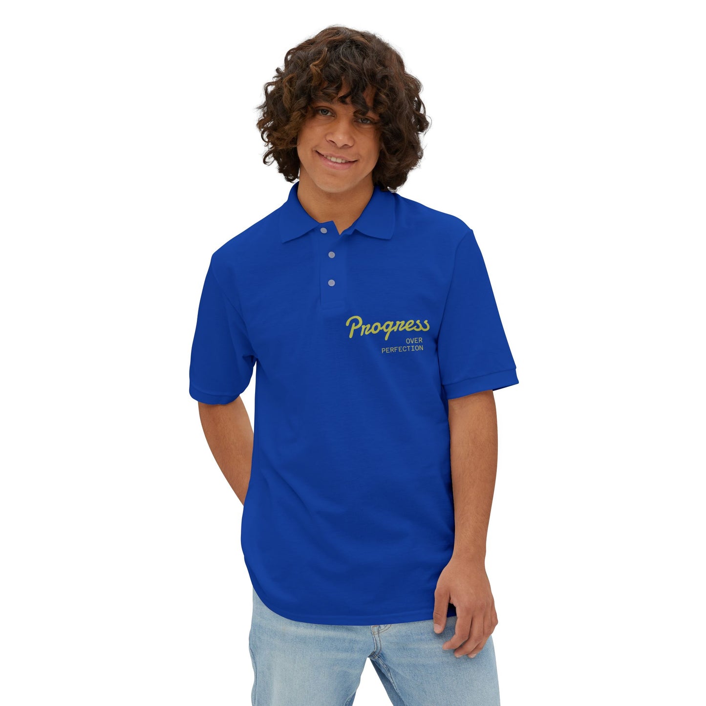 Men's Piqué Polo Shirt - Progress Theme Casual Wear