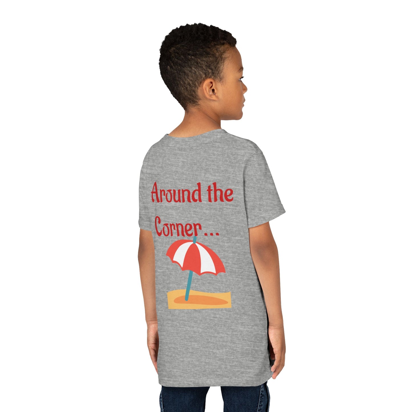 Youth Summer Vibe Tee, Kids Beach Tee