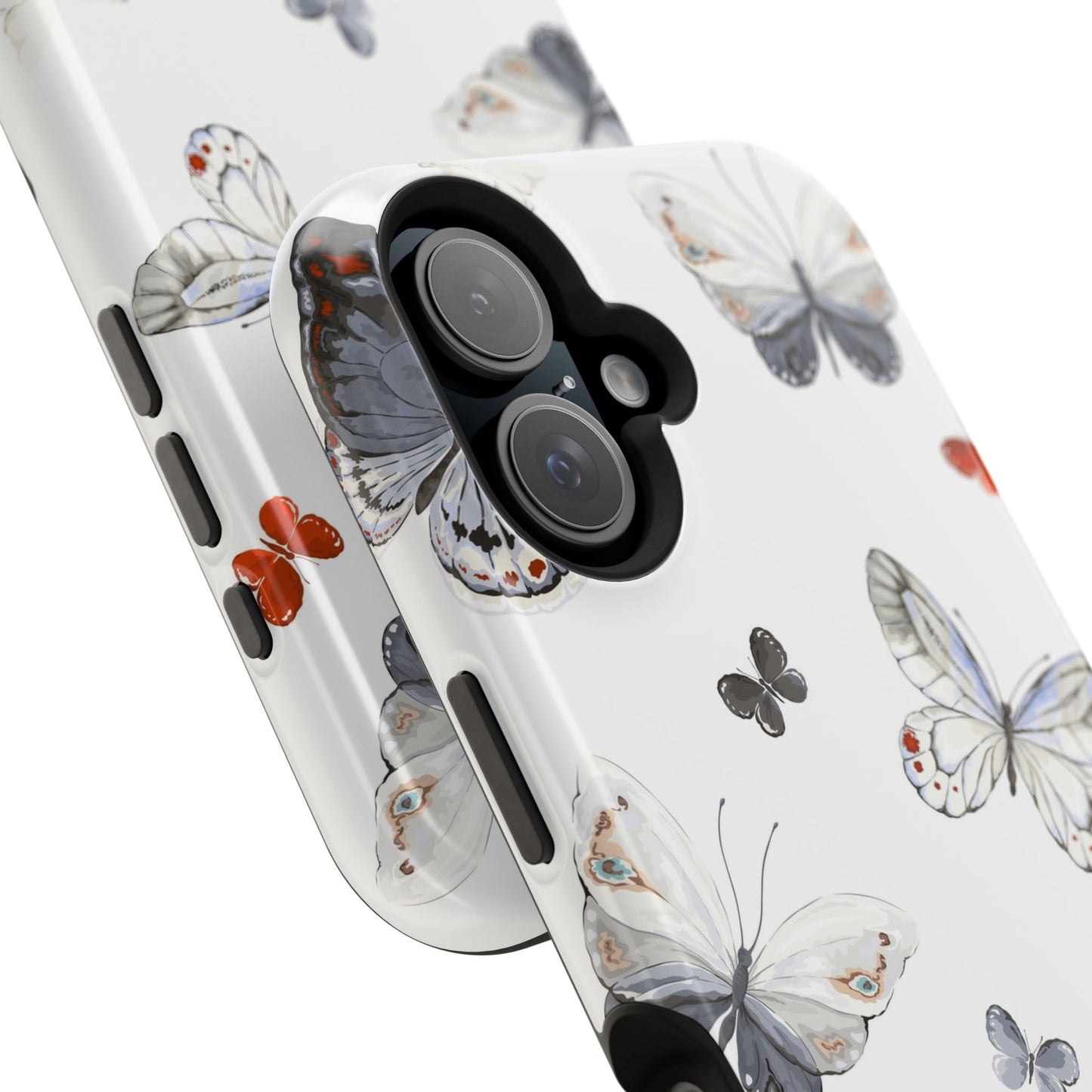 Butterfly Impact-Resistant Phone Case, Elegant Phone Cover, Gifts for Her, Nature Lovers, Eco-friendly Design, Cute Butterfly Case