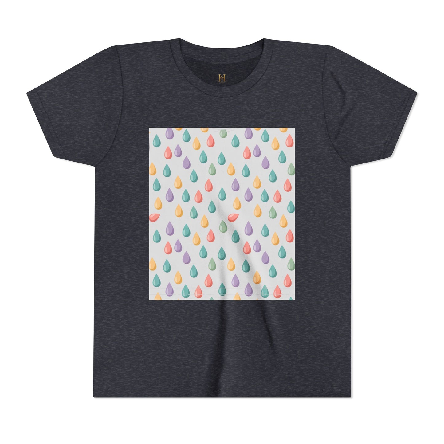 Colorful Water Droplet Youth Tee