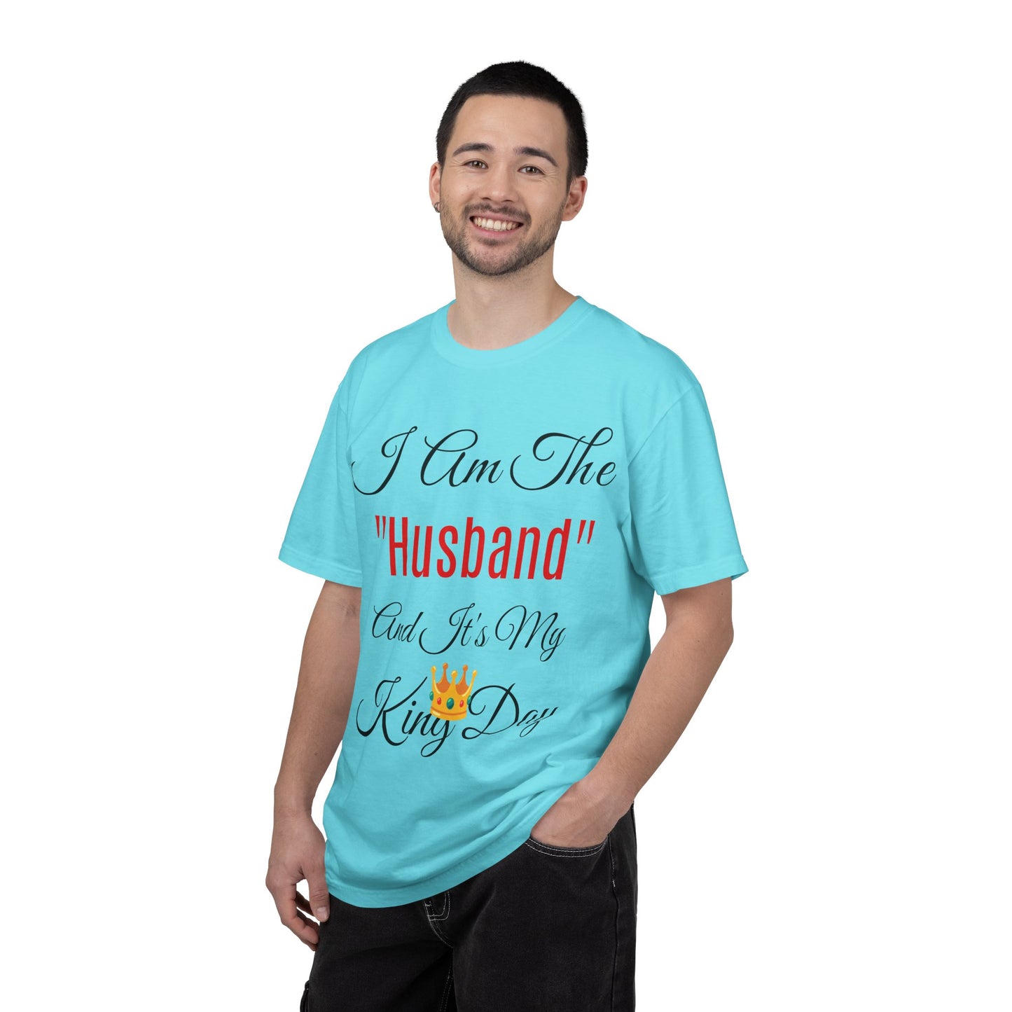 King Day Husband T-shirt | Unisex Garment-Dyed Tee