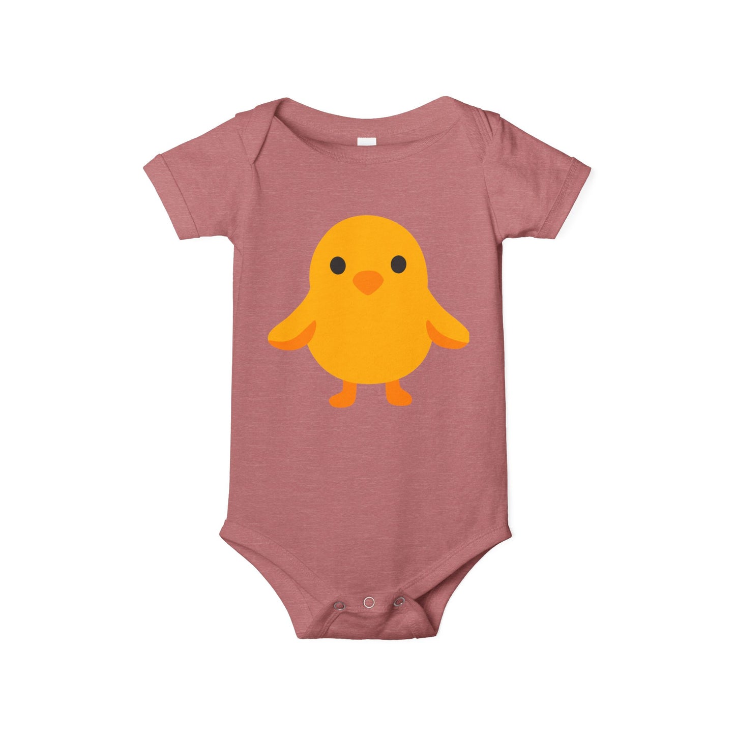 Adorable Baby Bodysuit with Cute Chick Design, Infant Onesie