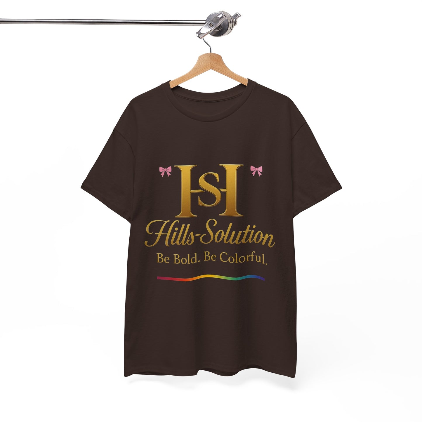 Be Bold Be Colorful Graphic Tee — Vibrant Hills Solution T-Shirt