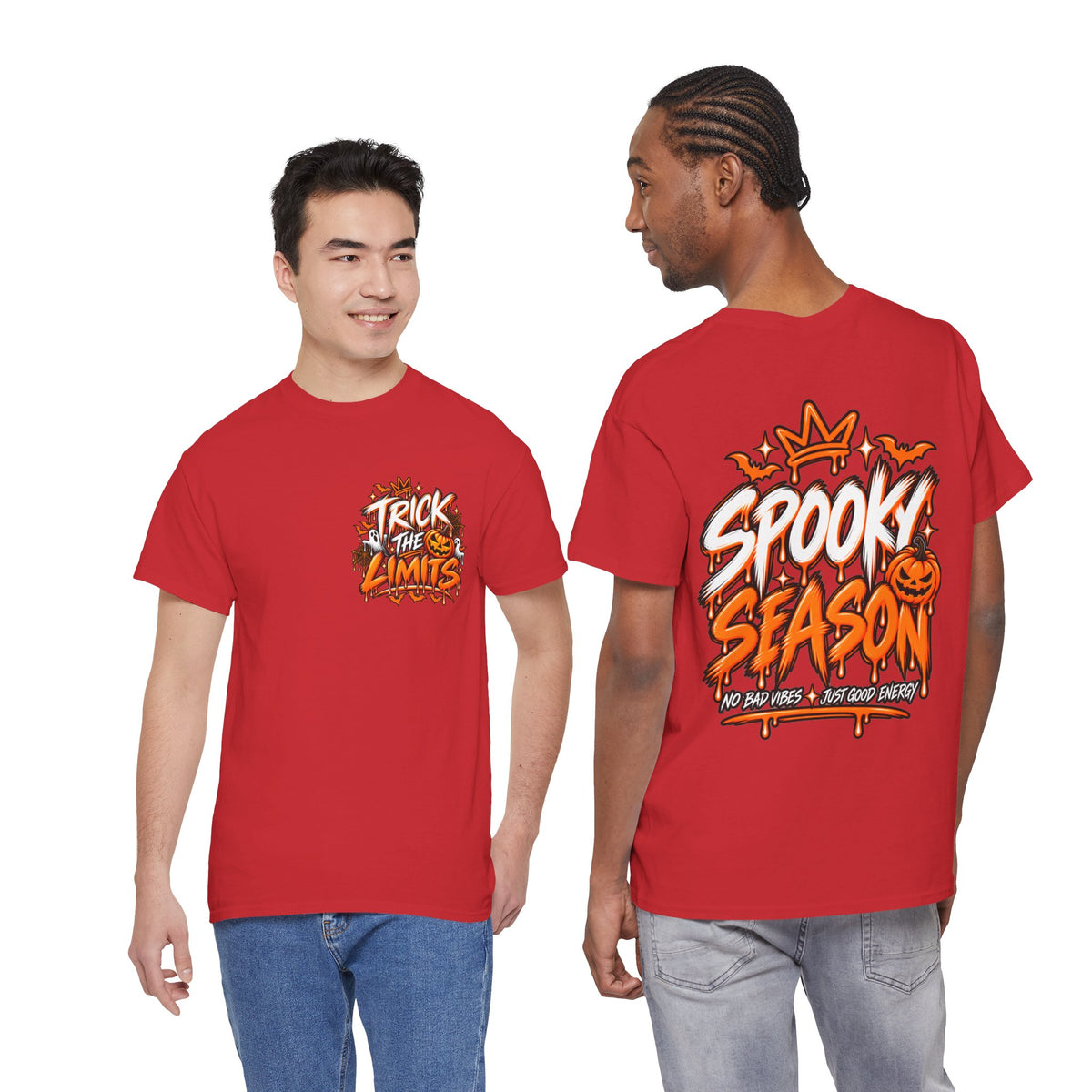 Spooky Season T-Shirt — 'Trick the Limits' Halloween Graphic Tee