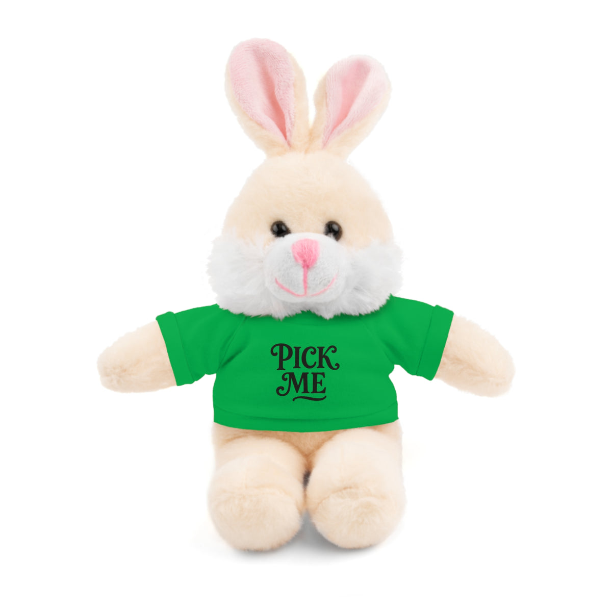 Pick Me Plush Bear with Tee — Cute Stuffed Animal Gift