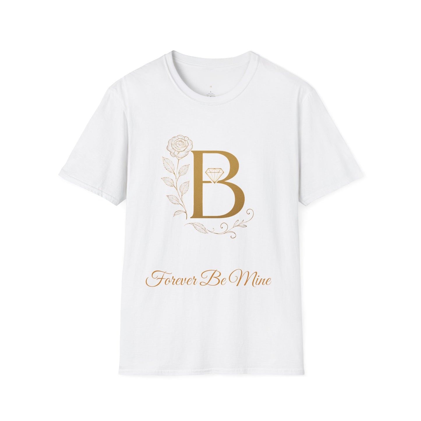 Personalized Floral Monogram T-Shirt, Forever Be Mine Shirt