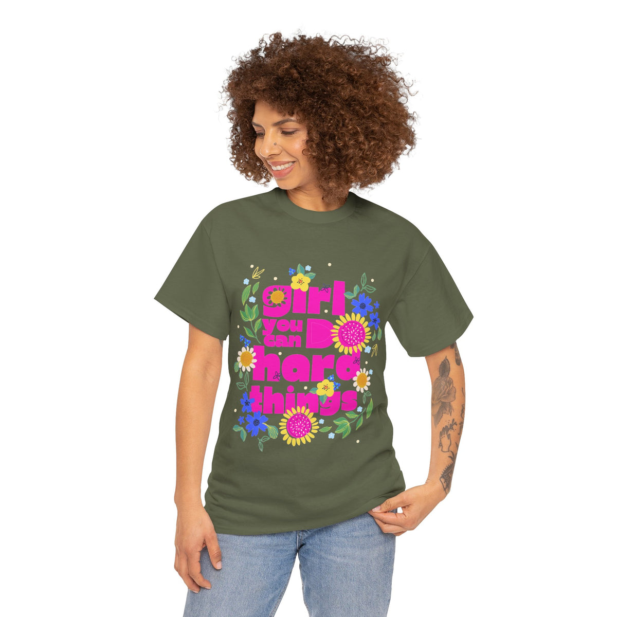 Girl You Can Do Hard Things Tee