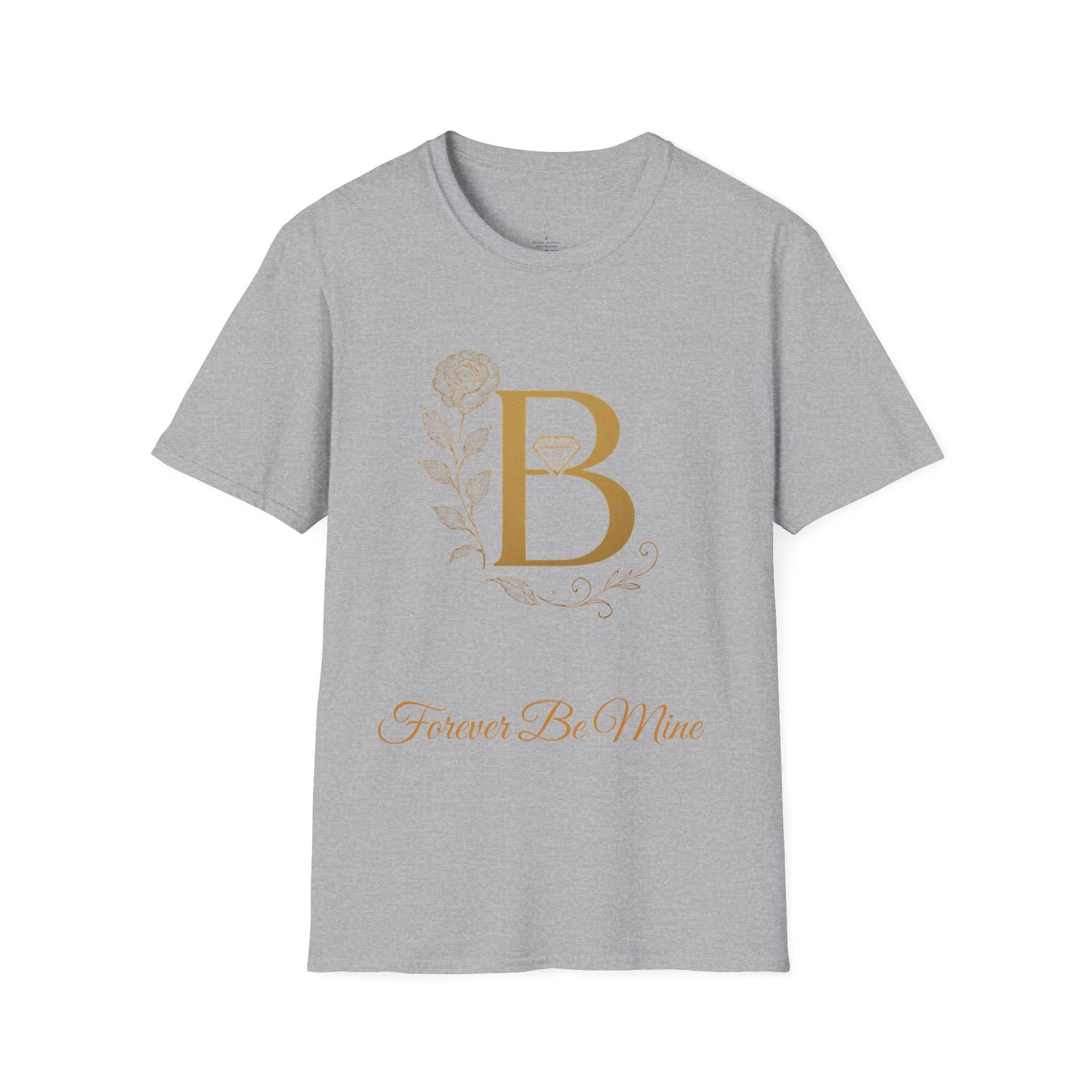 Personalized Floral Monogram T-Shirt, Forever Be Mine Shirt