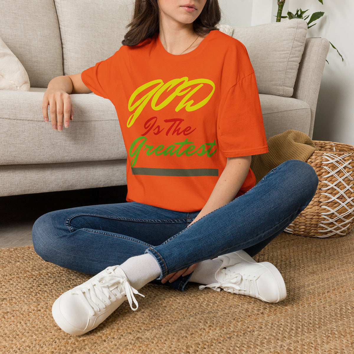 God Is The Greatest T-Shirt — Inspirational Christian Faith Tee