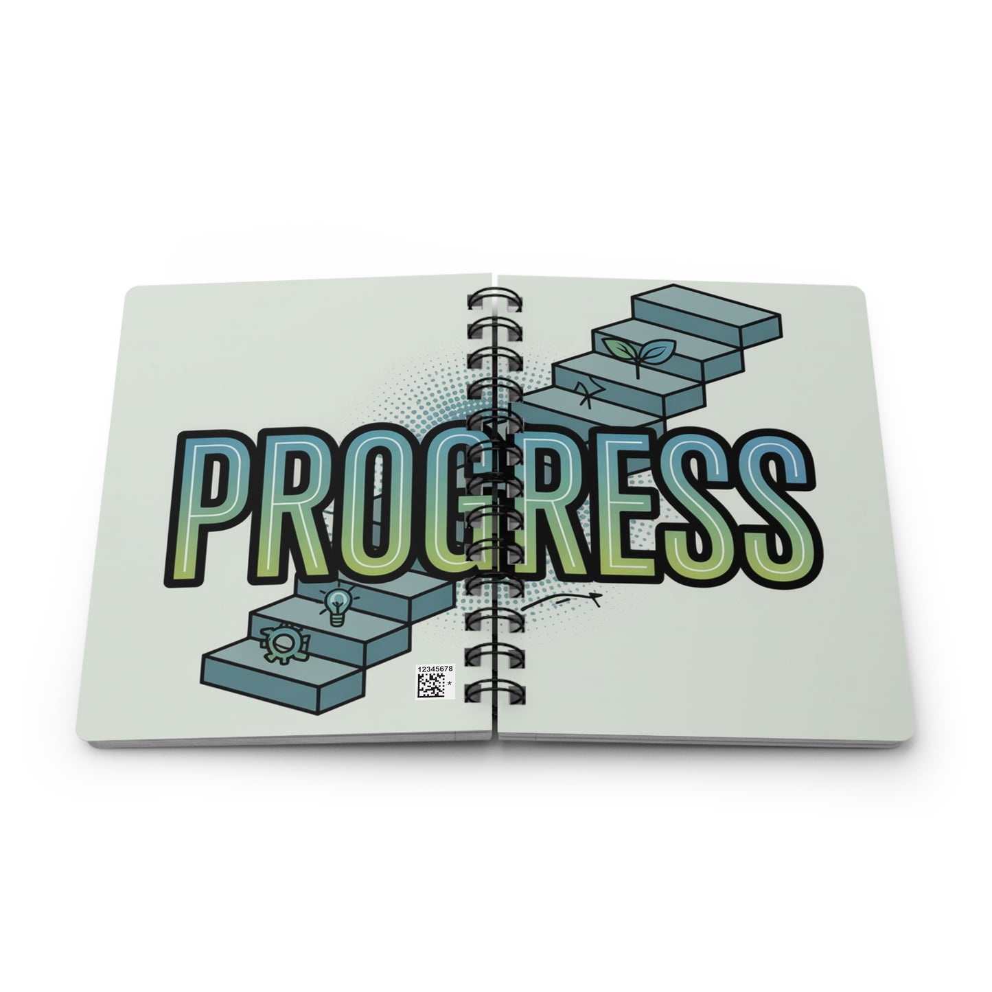 Progress Spiral Journal — Motivational Step-by-Step Notebook