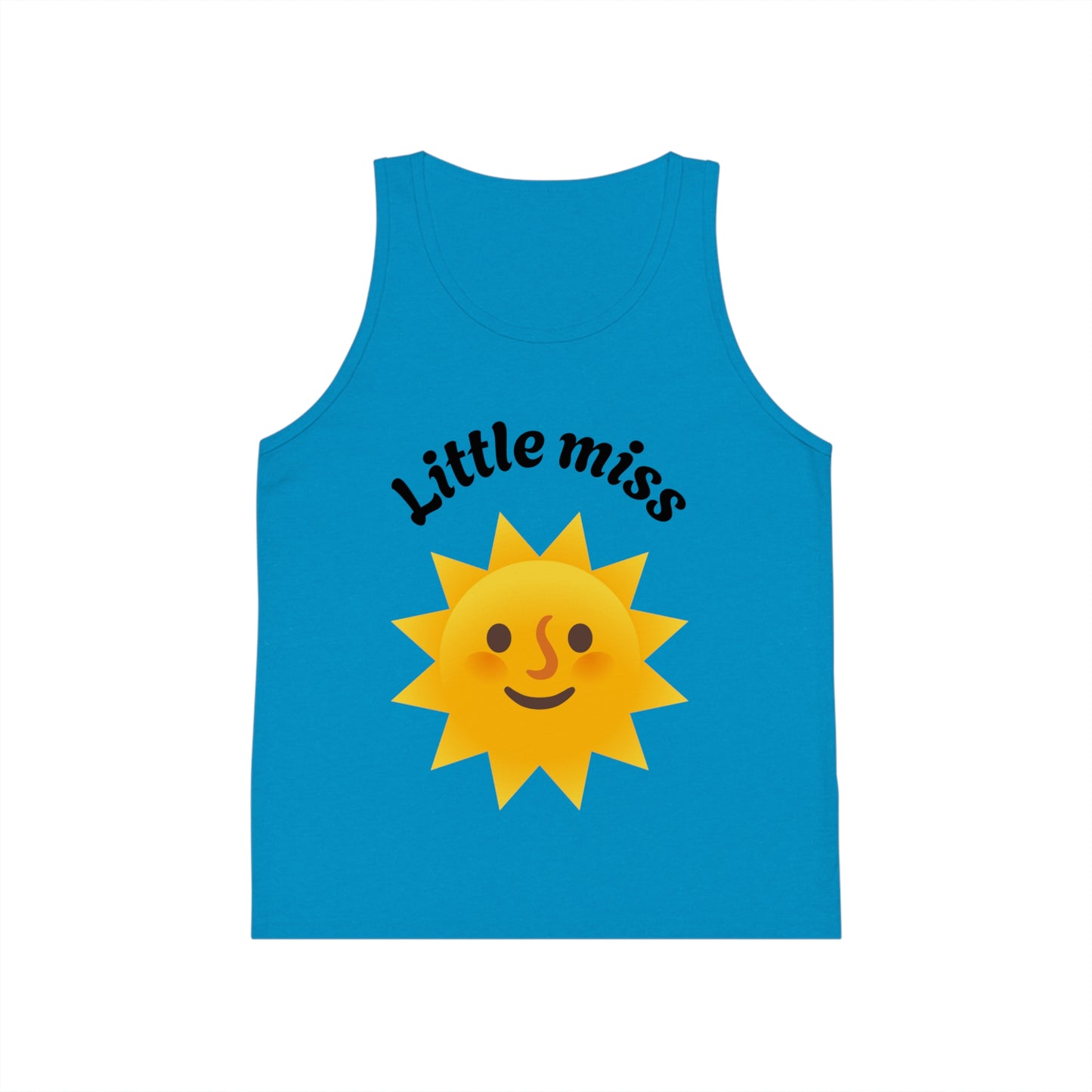 Sunny Days Kid's Jersey Tank Top, Little Miss Sunshine Graphic
