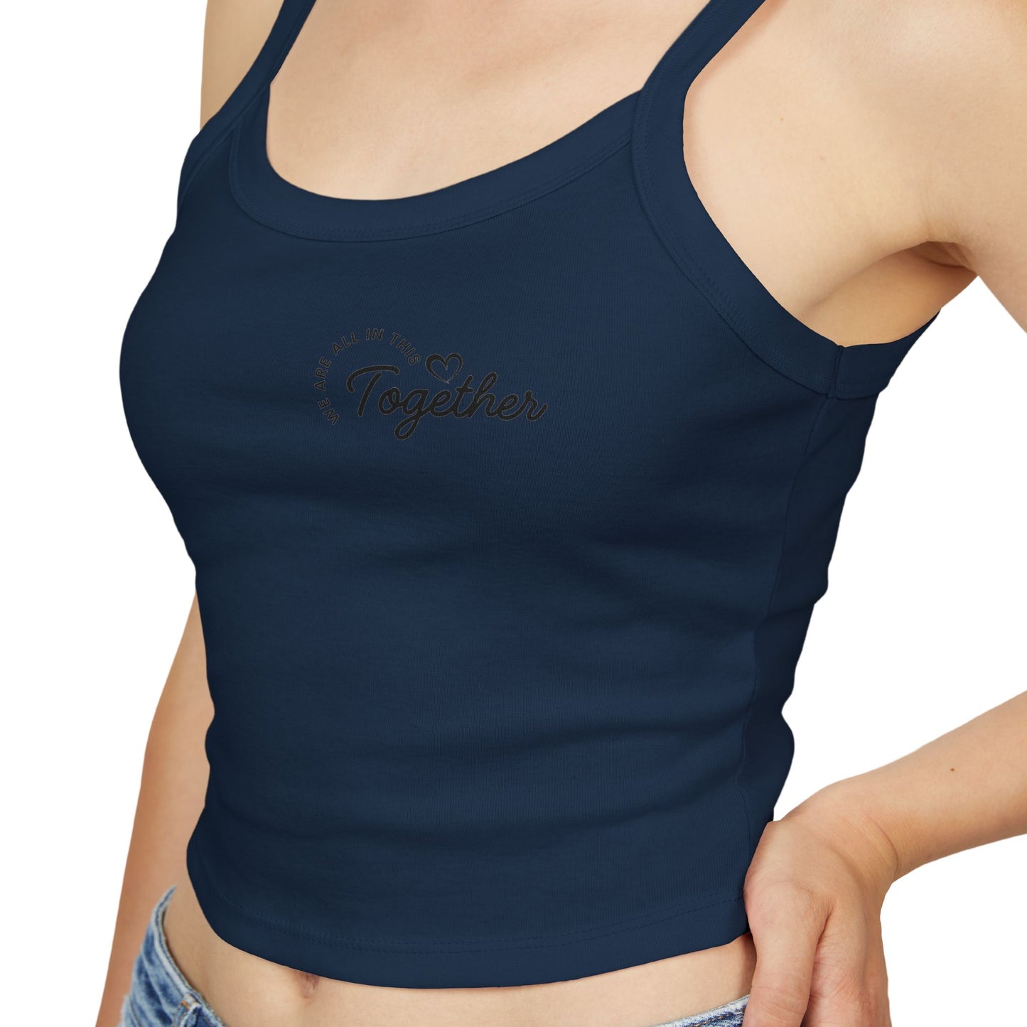 Together Heart Crop Tank Top