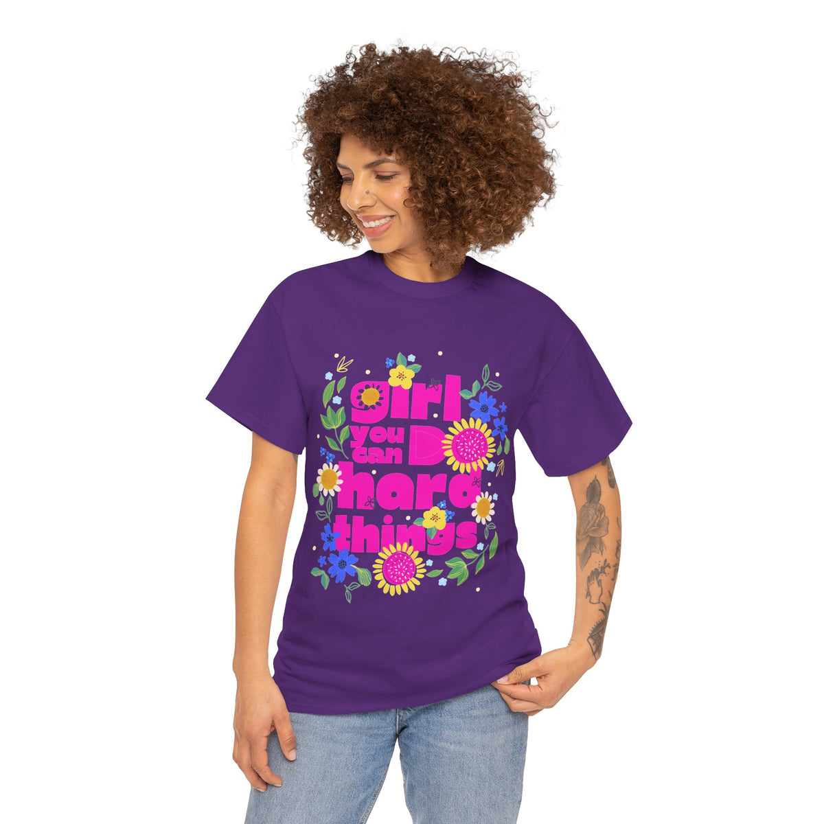 Girl You Can Do Hard Things Tee