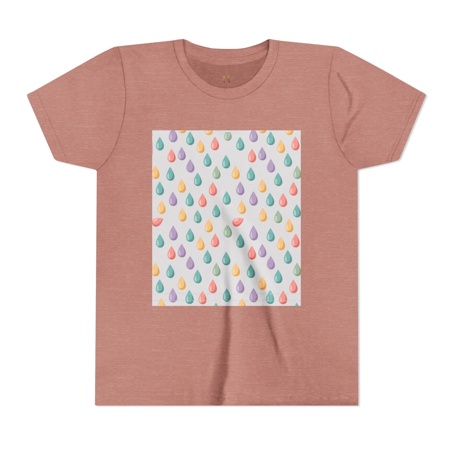 Colorful Water Droplet Youth Tee