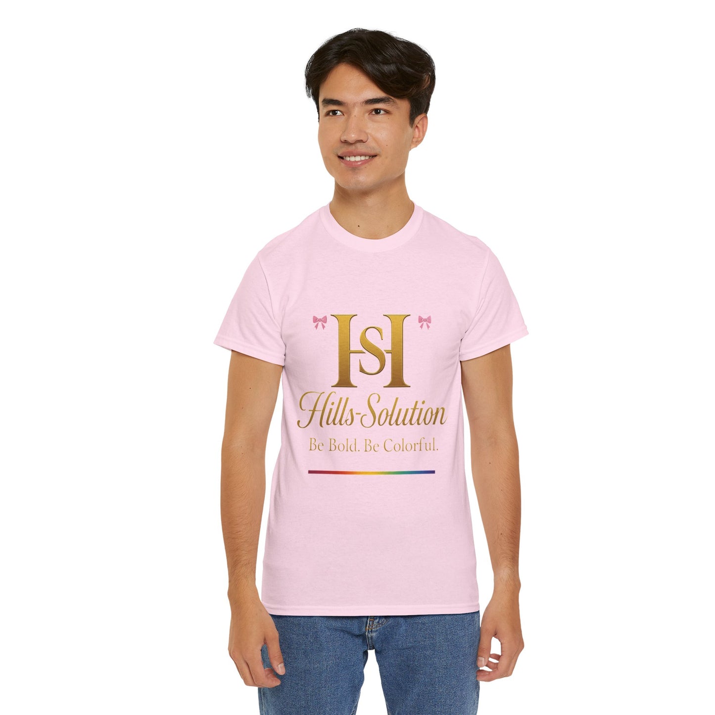 Be Bold Be Colorful Graphic Tee — Vibrant Hills Solution T-Shirt