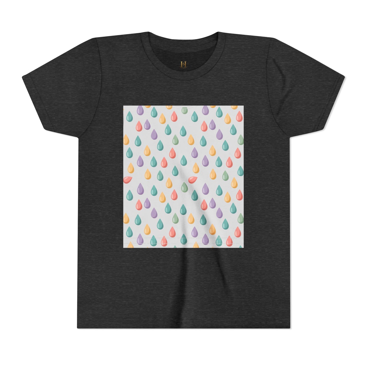 Colorful Water Droplet Youth Tee
