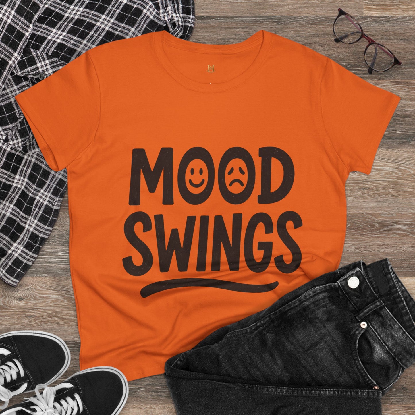 Mood Swings / Emotional Roller Coaster Women's Tee — Funny Mental Health Graphic T-Shirt