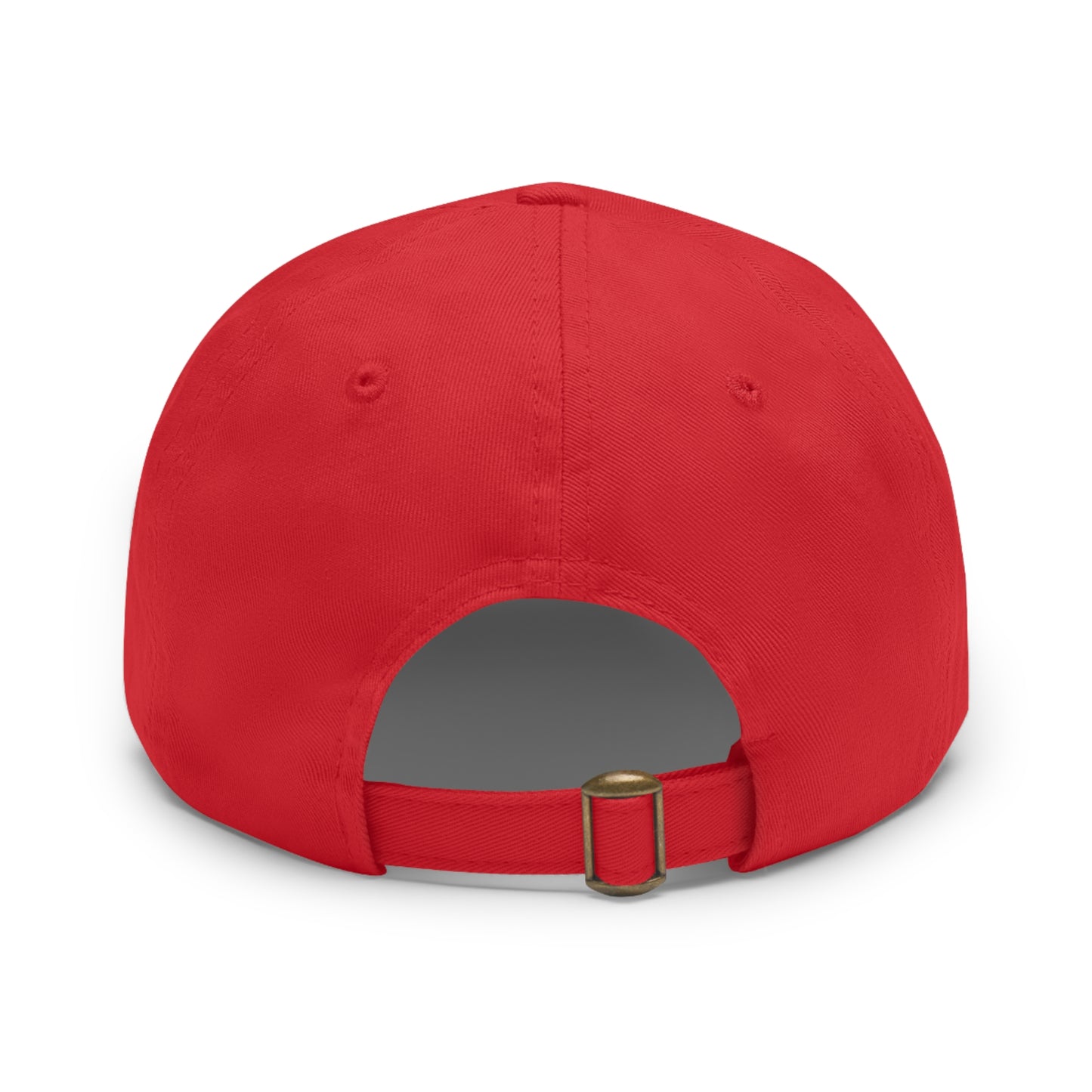 Super Dad Leather Patch Dad Hat — Embroidered 'SUPER' Cap