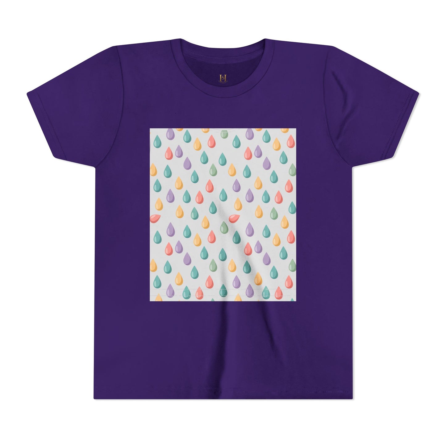 Colorful Water Droplet Youth Tee